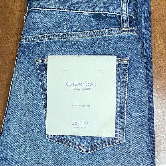 NWT Outerknown Local Straight Fit Jeans size 28 - Picture 5 of 10